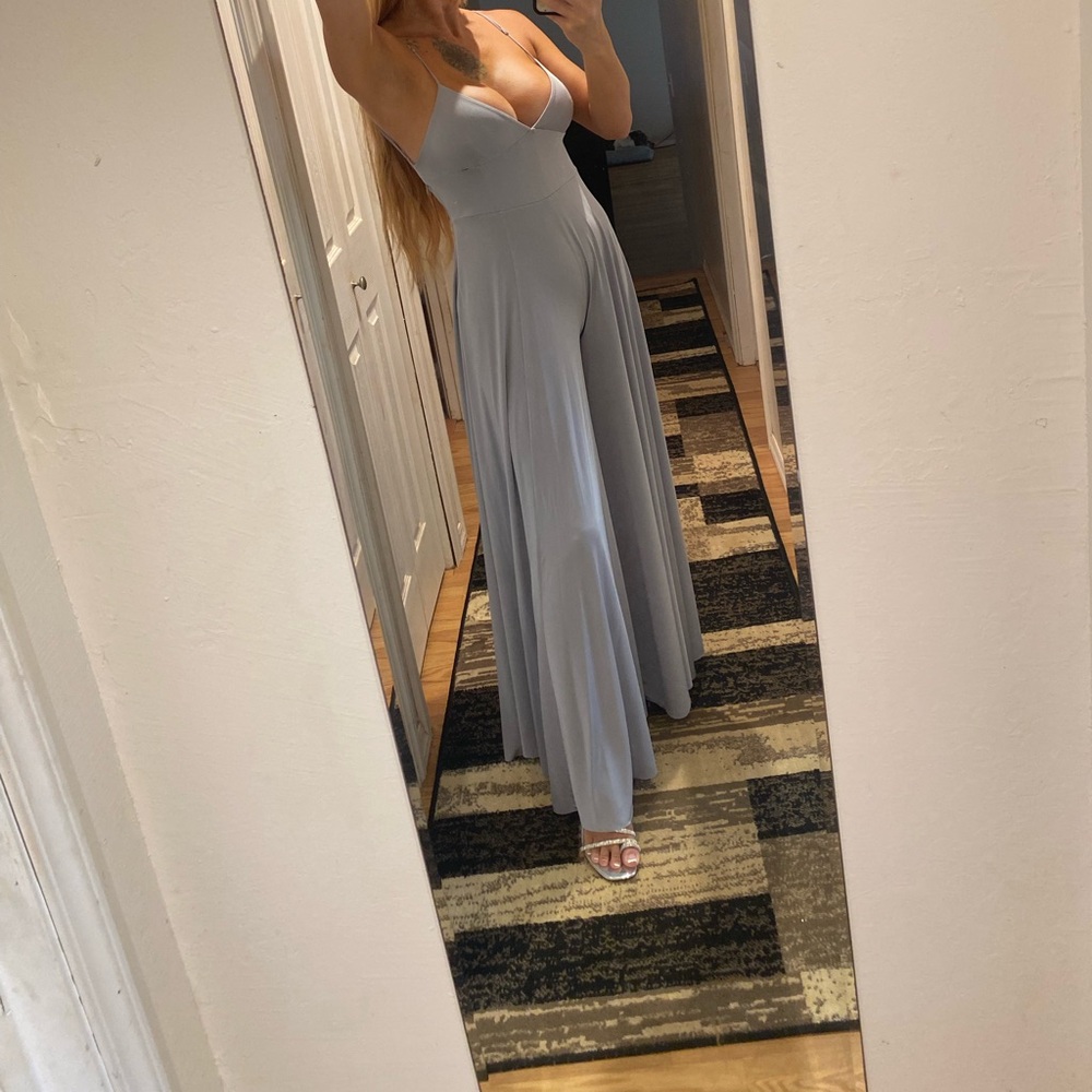 🤫 SILENCE & NOISE wide leg semi formal romper Size S